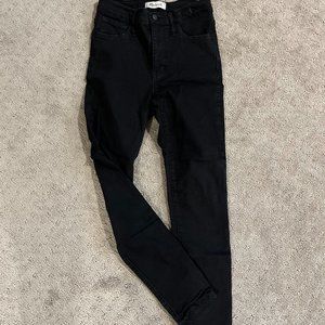 Madewell Roadtripper Black Jeans Size 26